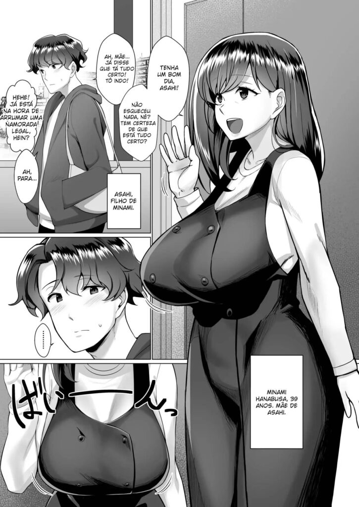 Kaa-san ga Mujikaku ni Yuuwaku Shite Kuru - Minha Mãe Me Seduz Sem Perceber - HQ HENTAI - HENTAI HQ (4)