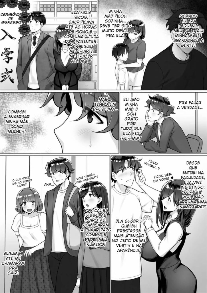 Kaa-san ga Mujikaku ni Yuuwaku Shite Kuru - Minha Mãe Me Seduz Sem Perceber - HQ HENTAI - HENTAI HQ (4)